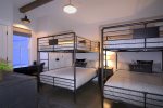 Queen over Queen bunks and twin over twin bunks